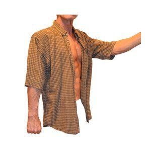 A/X Armani Exchange Short Sleeve Button Down Casual Shirt